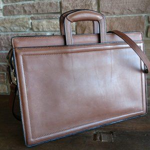 Joseph Daniel Belting Leather Attache